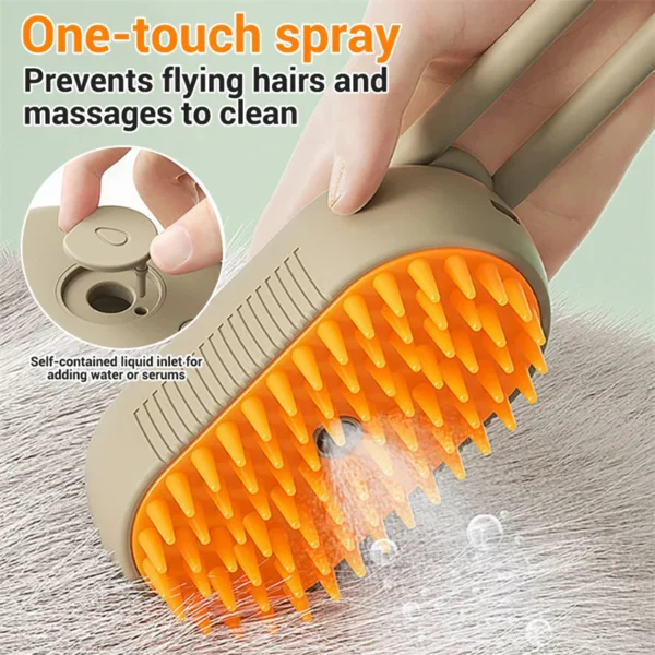 3 In 1 Electric Spray Cat Hair Brushes For Massage - Image 4