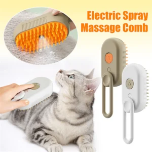 3 In 1 Electric Spray Cat Hair Brushes For Massage