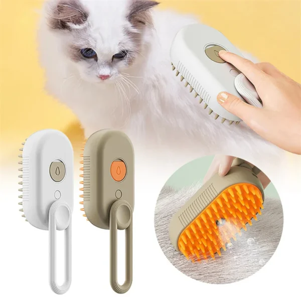 3 In 1 Electric Spray Cat Hair Brushes For Massage - Image 3