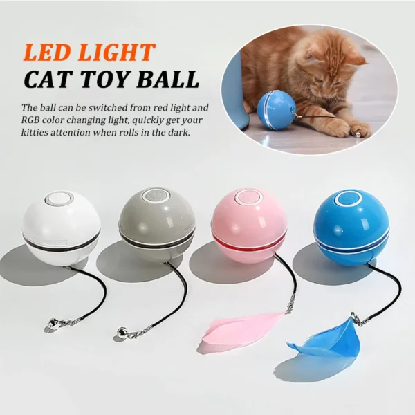 Colorful LED Laser Funny Cat Ball - Image 5