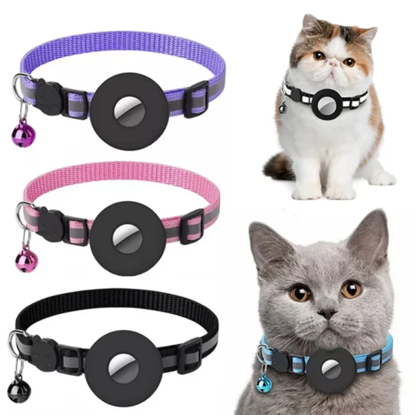 Reflective AirTag Cat Collar